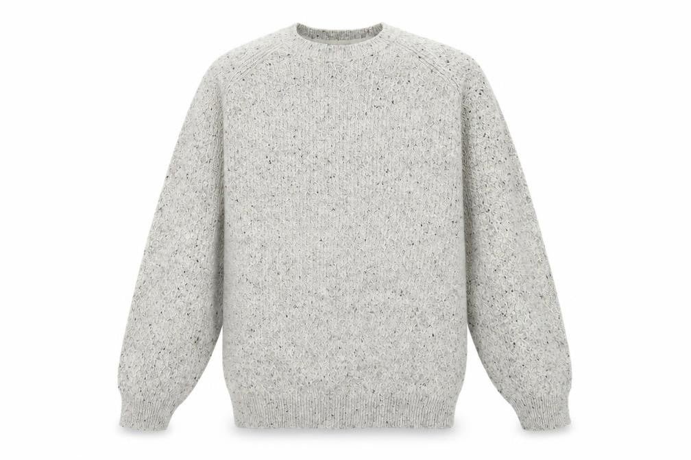 Preworn Mens Beige Round Neck  Polyester Pullover Jumper Size 2XL