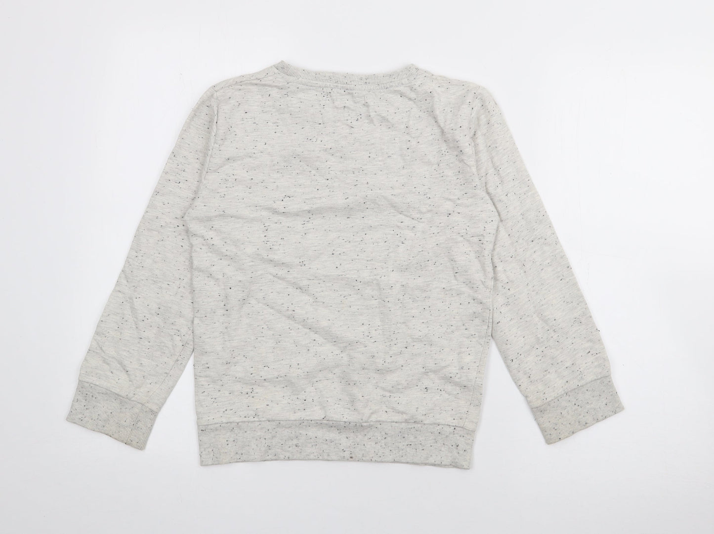 Crafted Boys Grey  Cotton Pullover Sweatshirt Size 11-12 Years