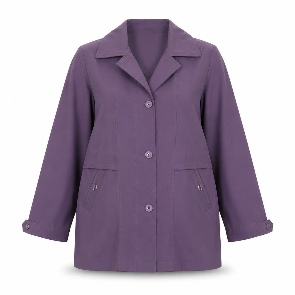 Tinessi Womens Purple   Overcoat Coat Size 14
