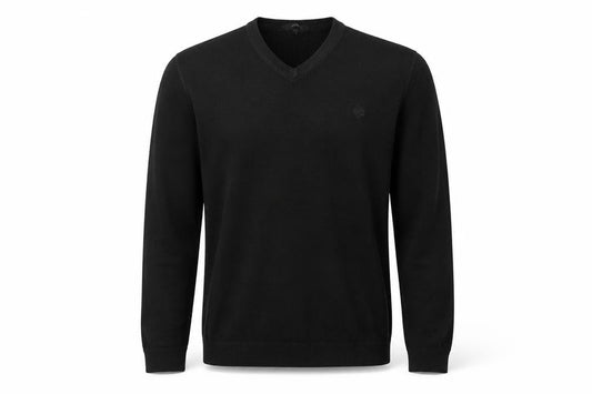Red Herring Mens Black  Acrylic Pullover Sweatshirt Size M