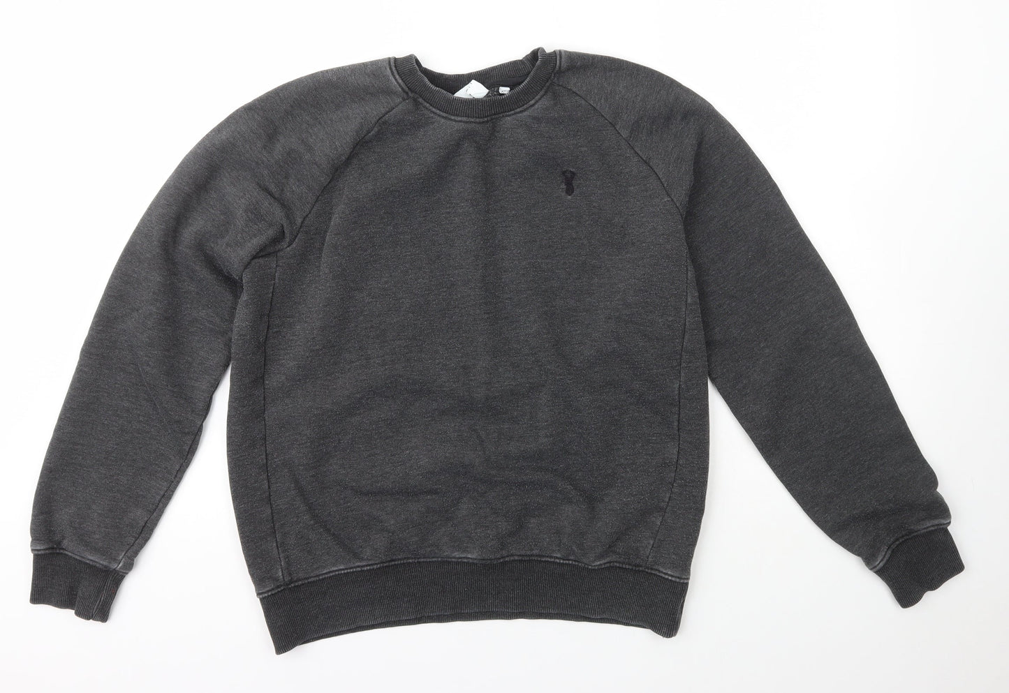 NEXT Womens Grey  Cotton Pullover Sweatshirt Size M