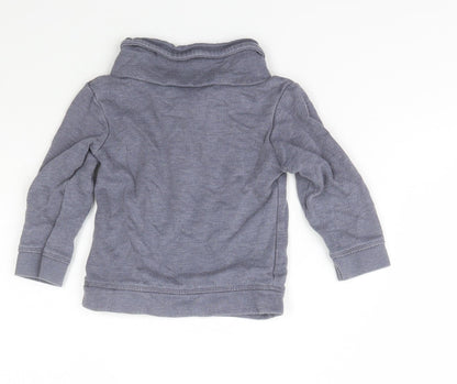 Tu Girls Blue  Cotton Pullover Jumper Size 9-12 Months
