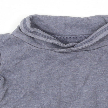 Tu Girls Blue  Cotton Pullover Jumper Size 9-12 Months