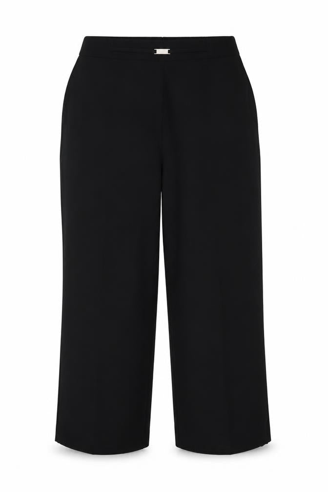 Profile Womens Black  Polyester Trousers  Size 40 L25 in Regular