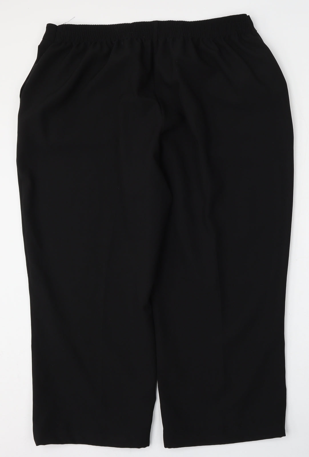 Profile Womens Black  Polyester Trousers  Size 40 L25 in Regular