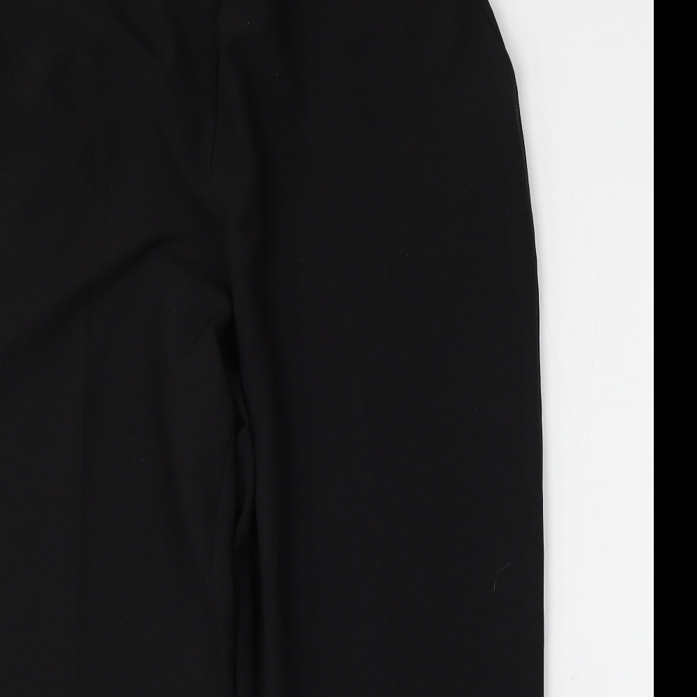 Profile Womens Black  Polyester Trousers  Size 40 L25 in Regular