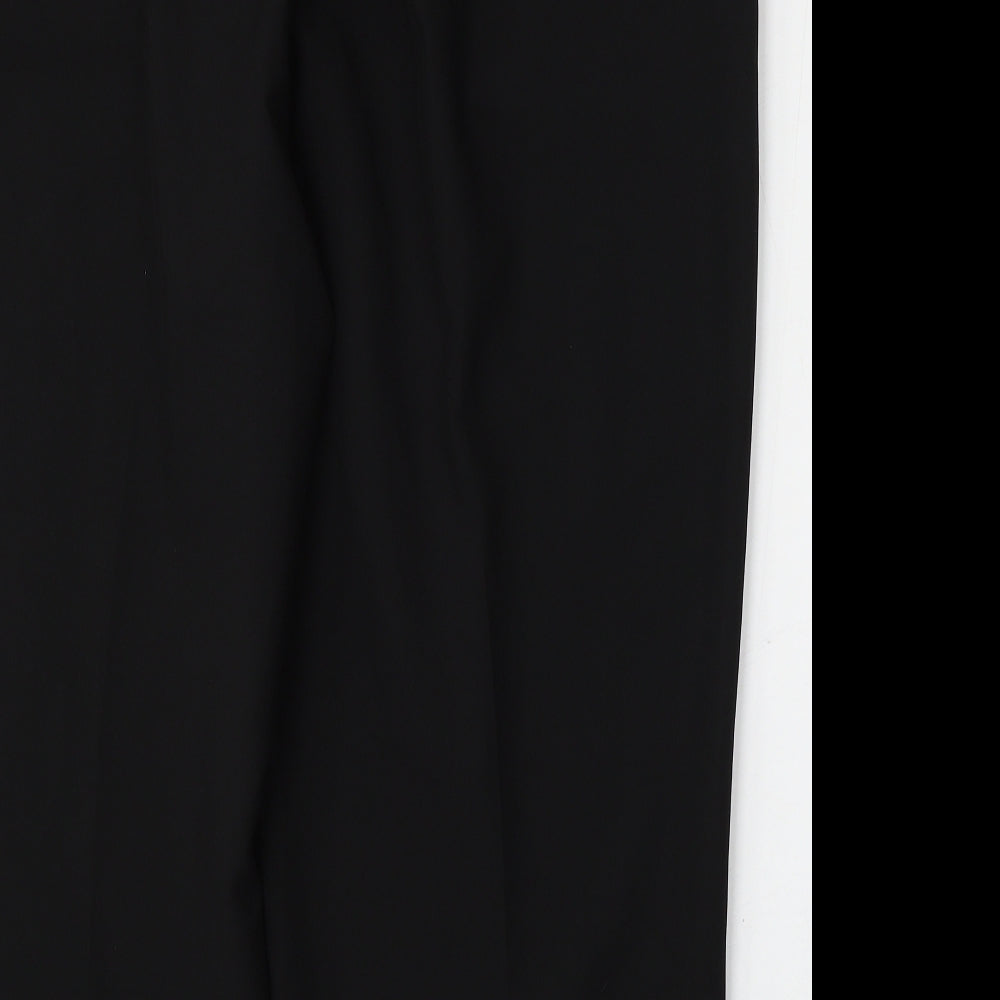 Profile Womens Black  Polyester Trousers  Size 40 L25 in Regular