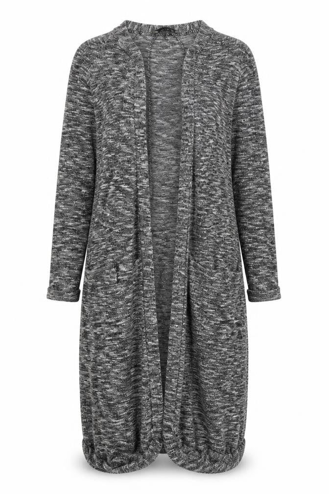 Atmosphere Womens Grey Round Neck  Polyester Cardigan Jumper Size 8