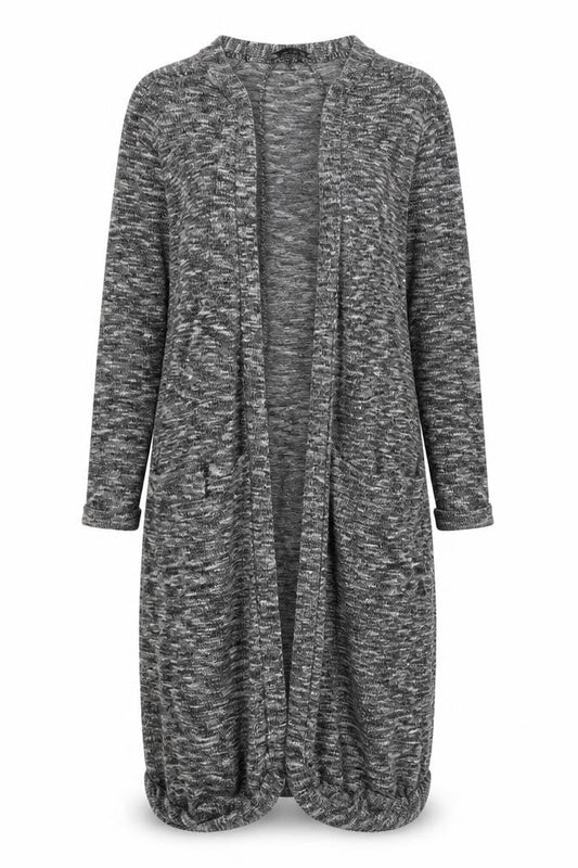 Atmosphere Womens Grey Round Neck  Polyester Cardigan Jumper Size 8
