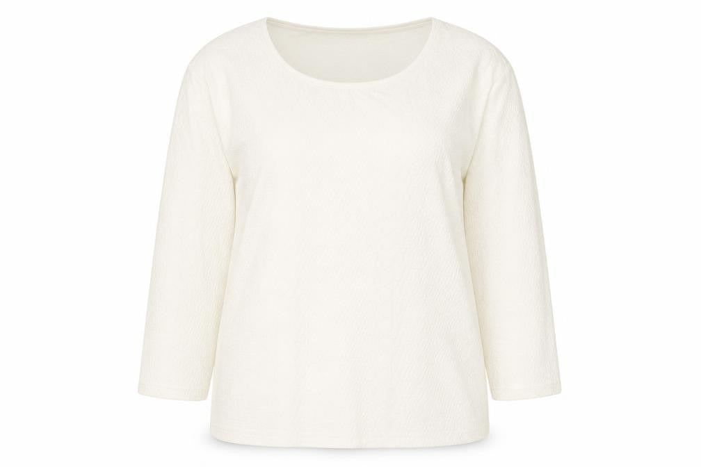 Alexara Womens Beige  Polyester Basic T-Shirt Size 16 Round Neck