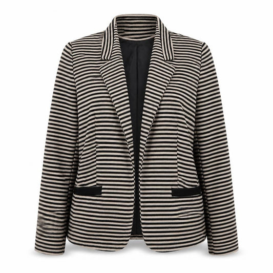 Debenhams Womens Multicoloured Striped Polyester Jacket Blazer Size 18