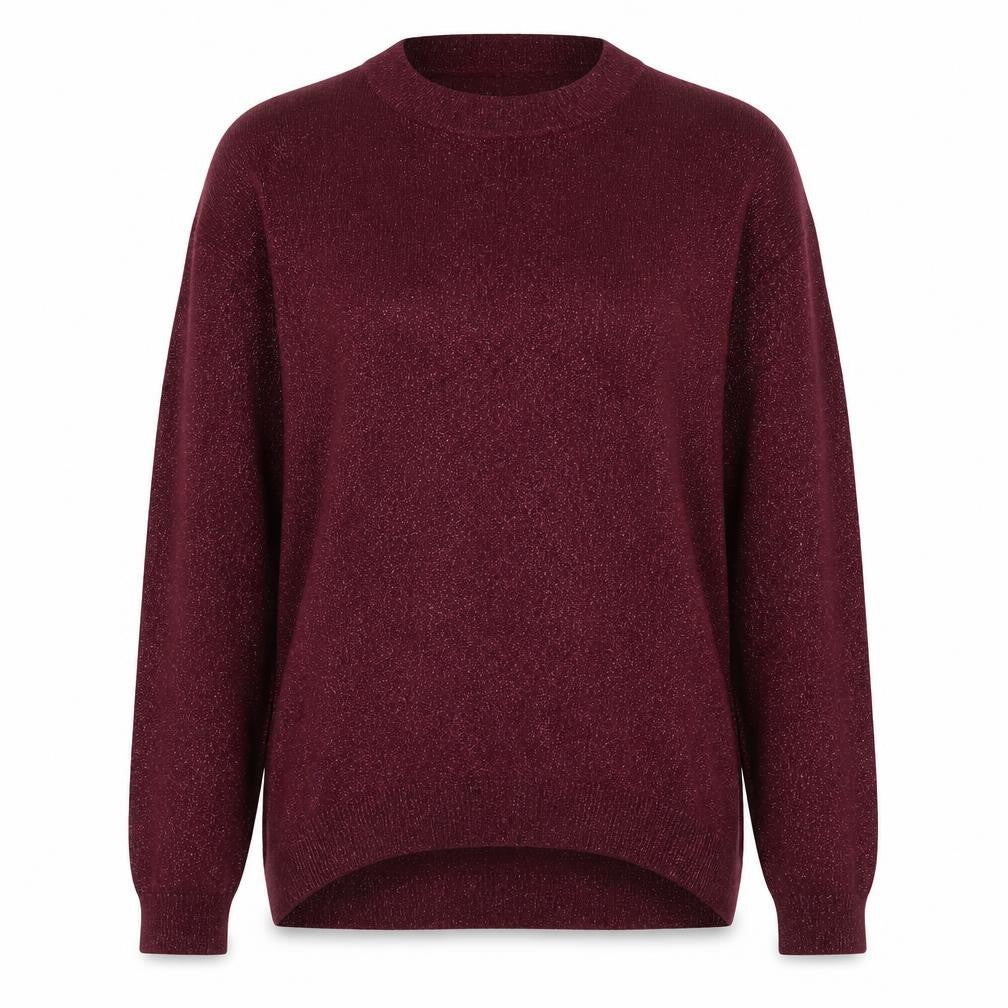 Atmosphere Womens Purple Round Neck  Viscose Pullover Jumper Size 8