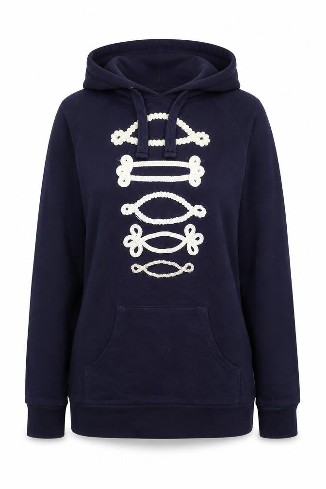 New Look Womens Blue  Cotton Pullover Hoodie Size 10