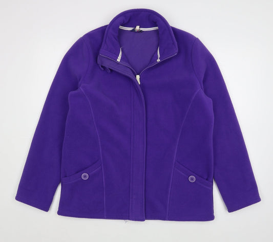 Marks and Spencer Womens Purple   Jacket  Size 12  Zip