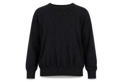 Dunnes Womens Black Crew Neck  Viscose Pullover Jumper Size S