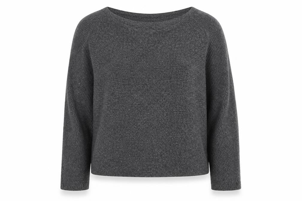 H&M Womens Grey Crew Neck  Viscose Pullover Jumper Size XS