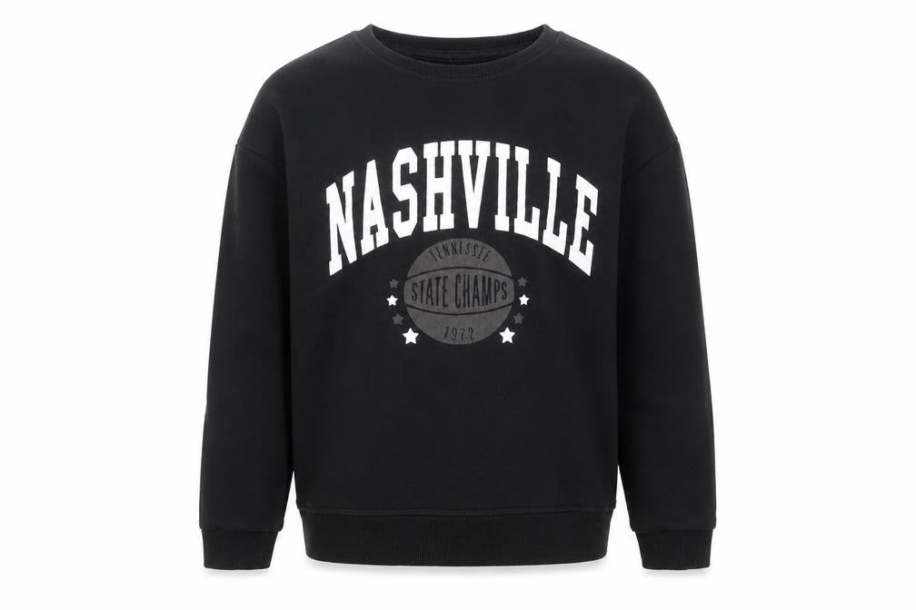 Primark Boys Black  Cotton Pullover Sweatshirt Size 9-10 Years  Pullover