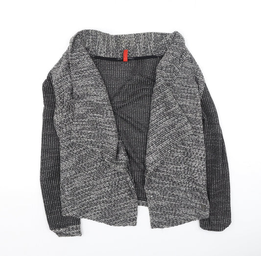 Preworn Womens Grey Round Neck  Acrylic Cardigan Jumper Size M