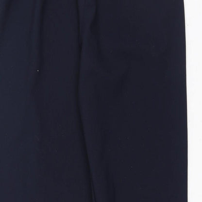 Bonmarché Womens Blue Polyester Trousers Size 14 L26 in Regular
