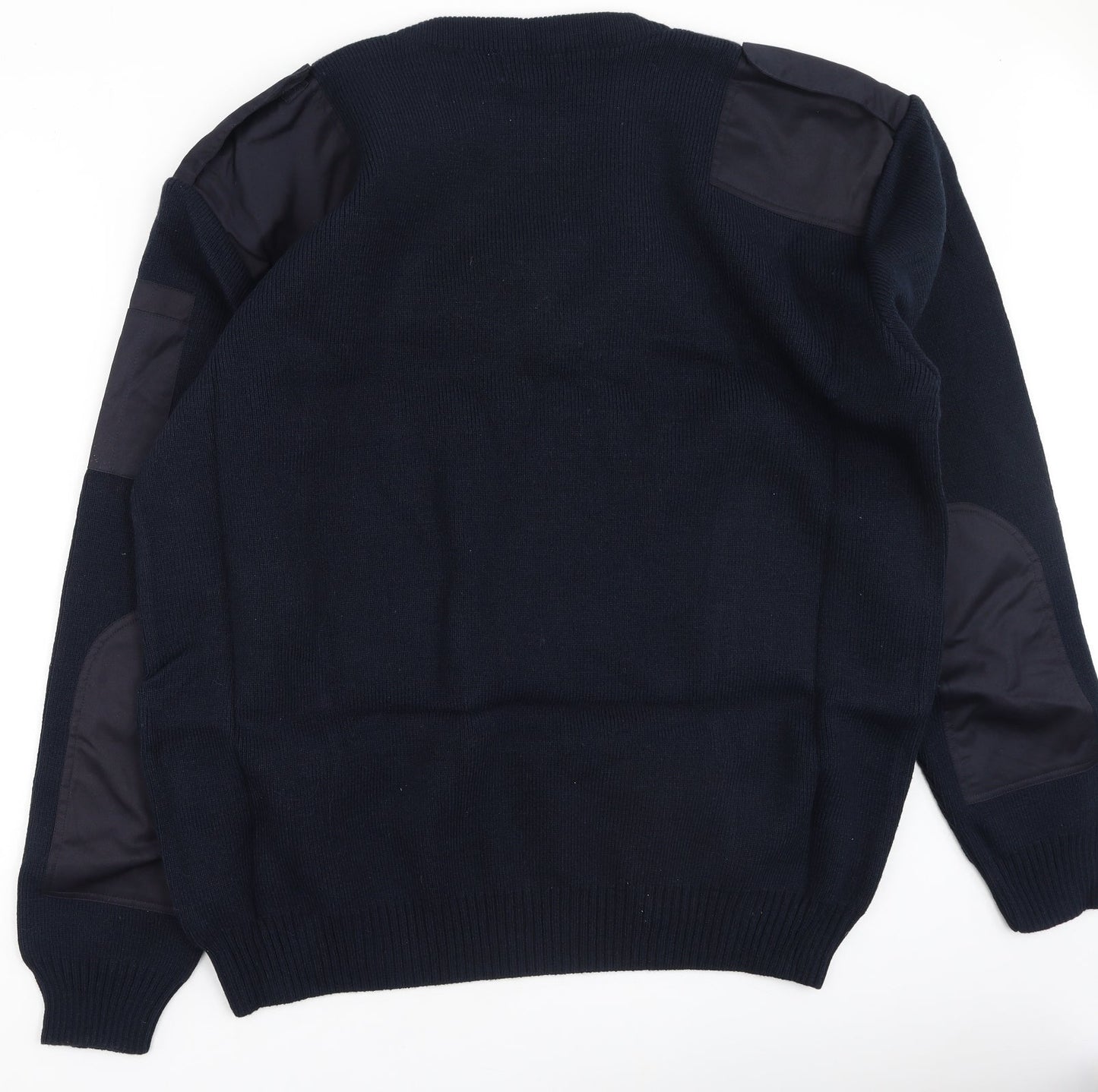 fasttrack Mens Blue  Acrylic Pullover Sweatshirt Size 2XL