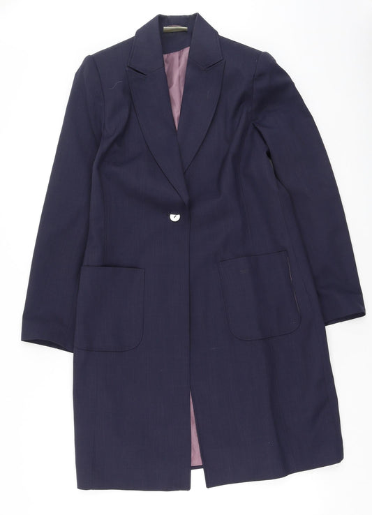 Kit Womens Blue  Polyester Fit & Flare  Size 12  V-Neck