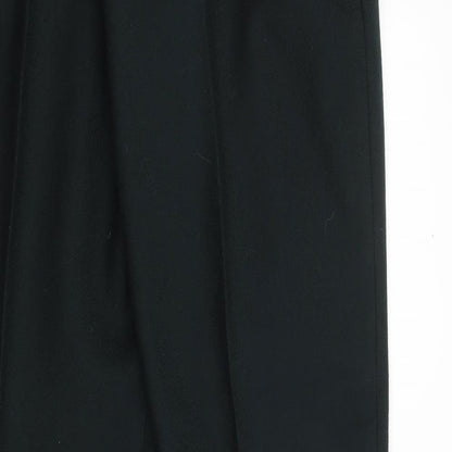 Preworn Womens Green  Polyester Trousers  Size 36 in L31 in Regular
