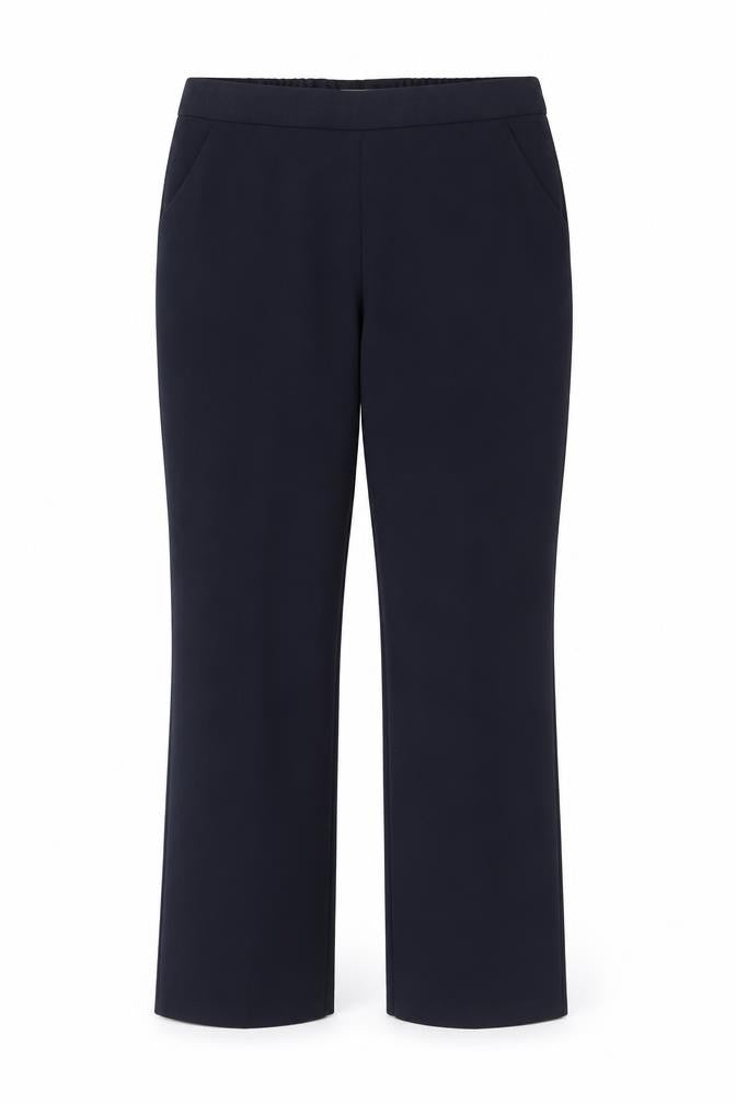 Classic Womens Blue  Polyester Trousers  Size 12 L29 in Regular