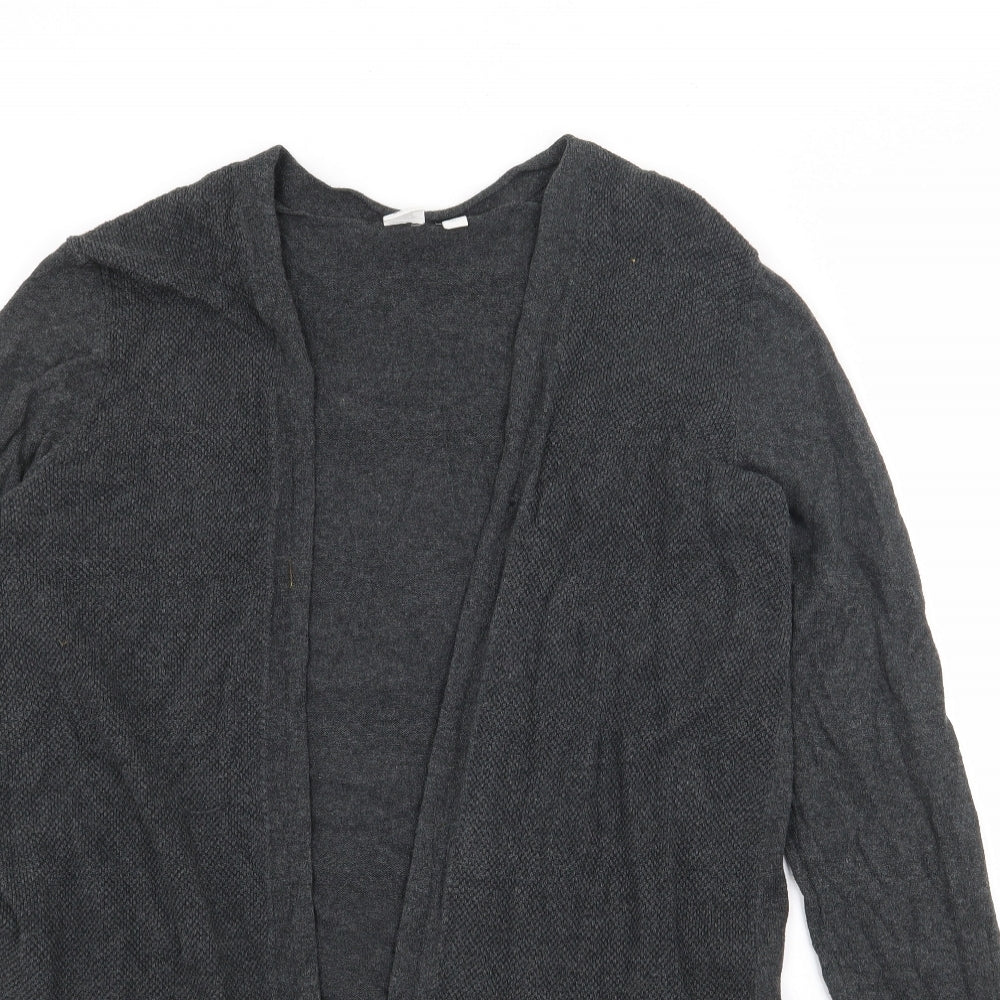 Gap Womens Grey V-Neck  Cotton Cardigan Jumper Size M