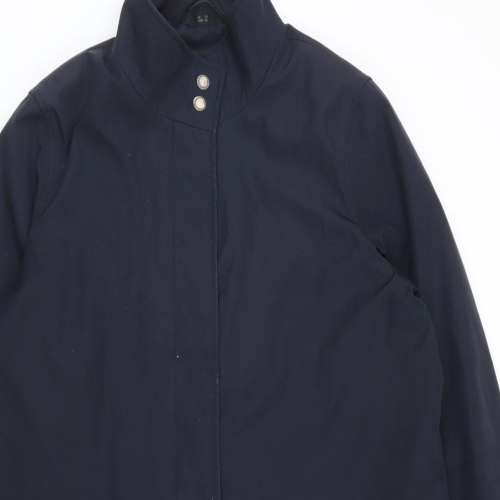 David Parry Womens Blue   Jacket Coat Size 14