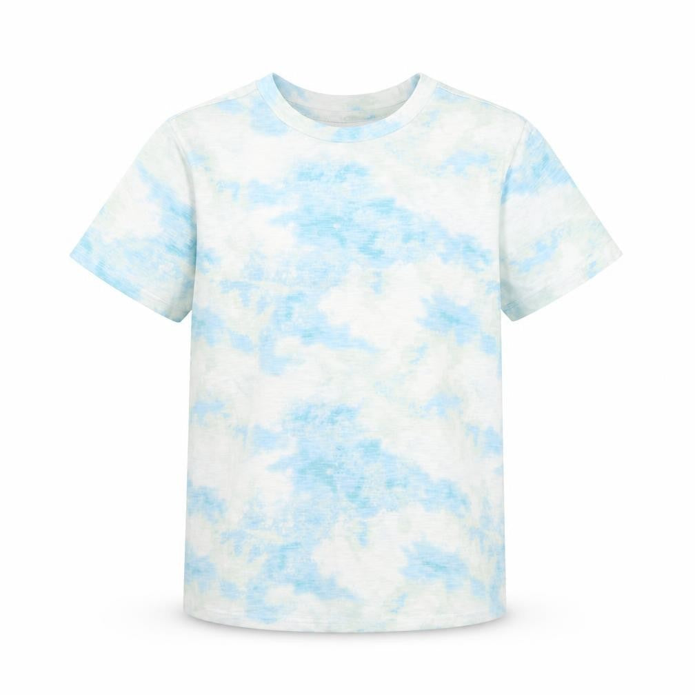 Epic Threads Boys Blue  Cotton Basic T-Shirt Size S Round Neck Pullover