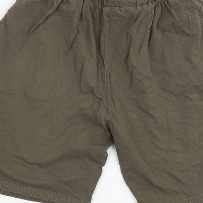 SHEIN Boys Green  Polyester Sweat Shorts Size 9-10 Years  Regular