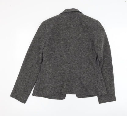 Principles Womens Grey   Jacket Blazer Size 8  Button