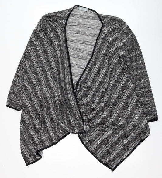 Marks and Spencer Womens Grey Square Neck  Viscose Cardigan Jumper Size 12