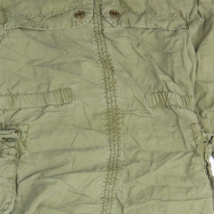 Next Girls Green   Military Jacket Coat Size 7 Years