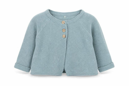 Disney Baby Girls Blue  Cotton Cardigan Jumper Size 3-6 Months   - Disney