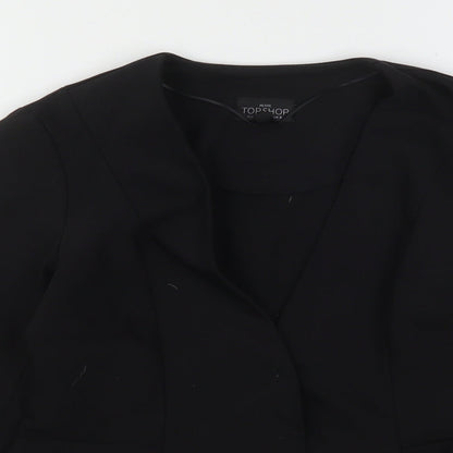 Topshop Womens Black   Jacket Blazer Size 8