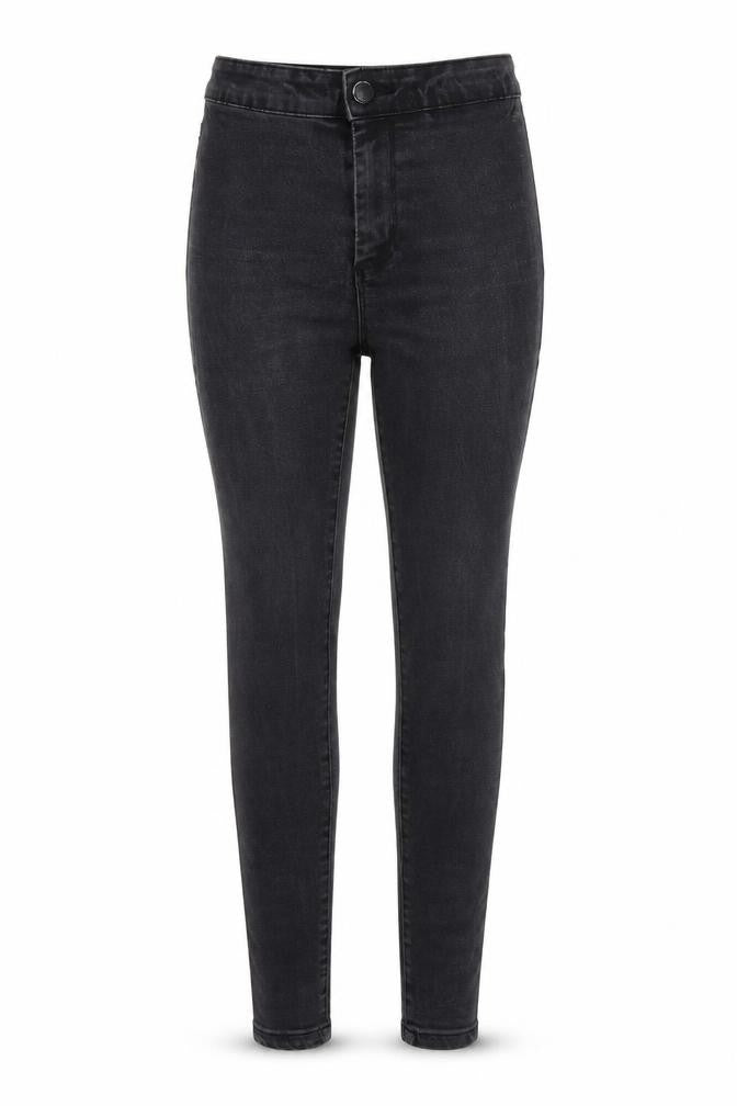 Denim & Co. Womens Black  Cotton Skinny Jeans Size 6 L24 in Regular