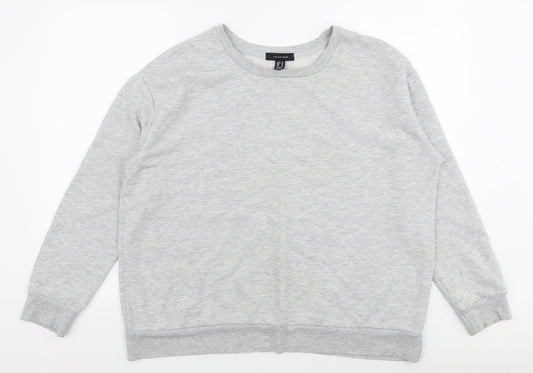 Primark Womens Grey  Polyester Pullover Sweatshirt Size 18  Pullover