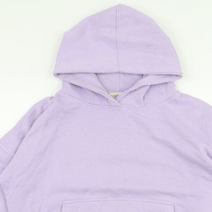 Preloved Femme Luxe Womens Purple  Polyester Pullover Hoodie Size M  Pullover - Detail