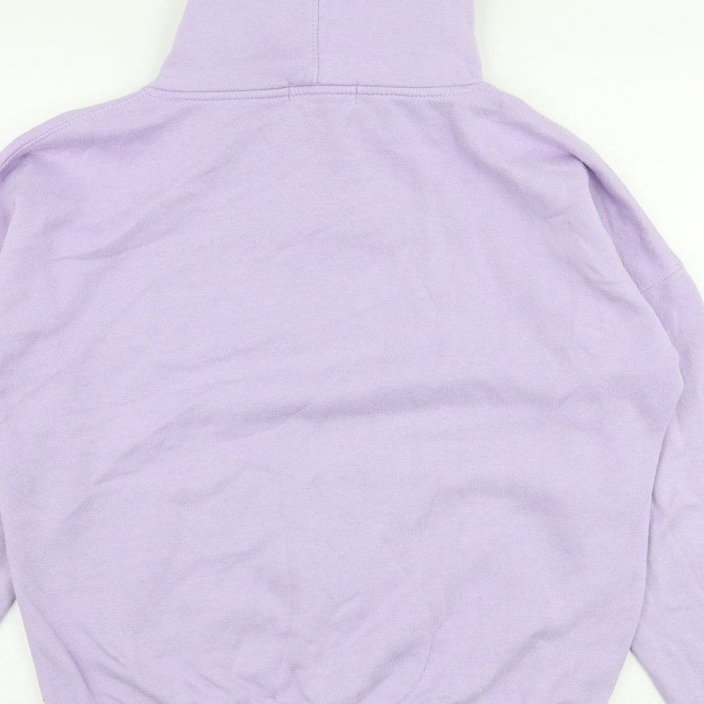 Femme Luxe Womens Purple  Polyester Pullover Hoodie Size M  Pullover