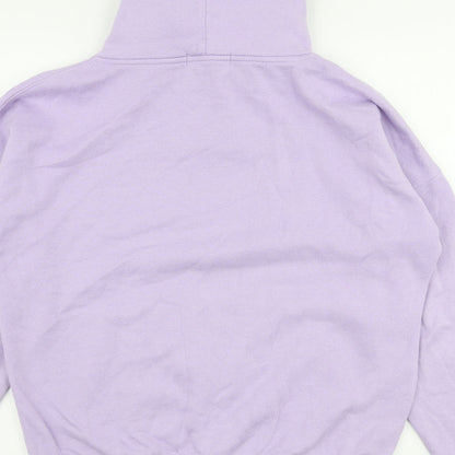 Preloved Femme Luxe Womens Purple  Polyester Pullover Hoodie Size M  Pullover - Label