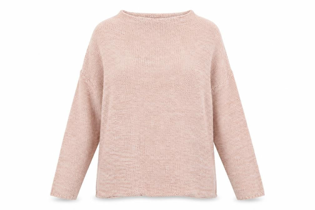 Atmosphere Womens Pink Round Neck  Polyester Pullover Jumper Size 8