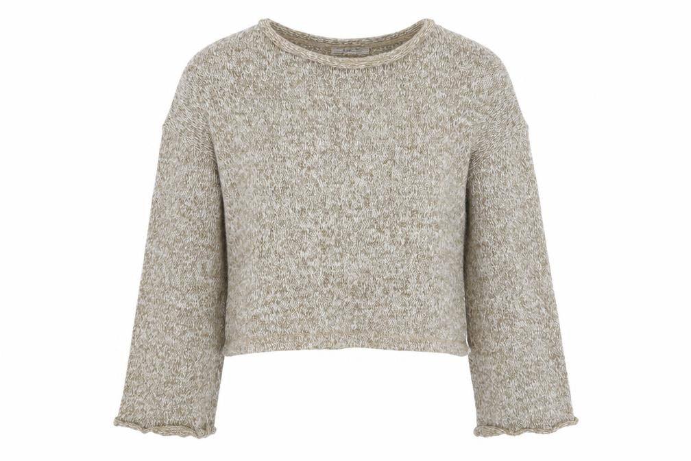 Zara Womens Beige Round Neck  Polyester Pullover Jumper Size M