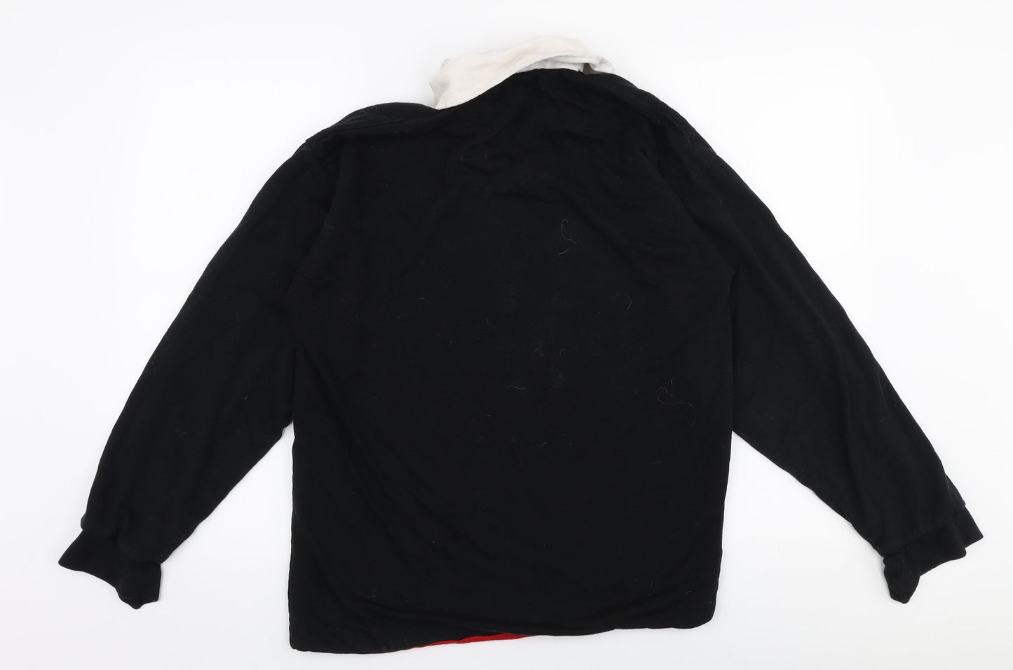 John Lewis Mens Black  Acrylic Pullover Sweatshirt Size L