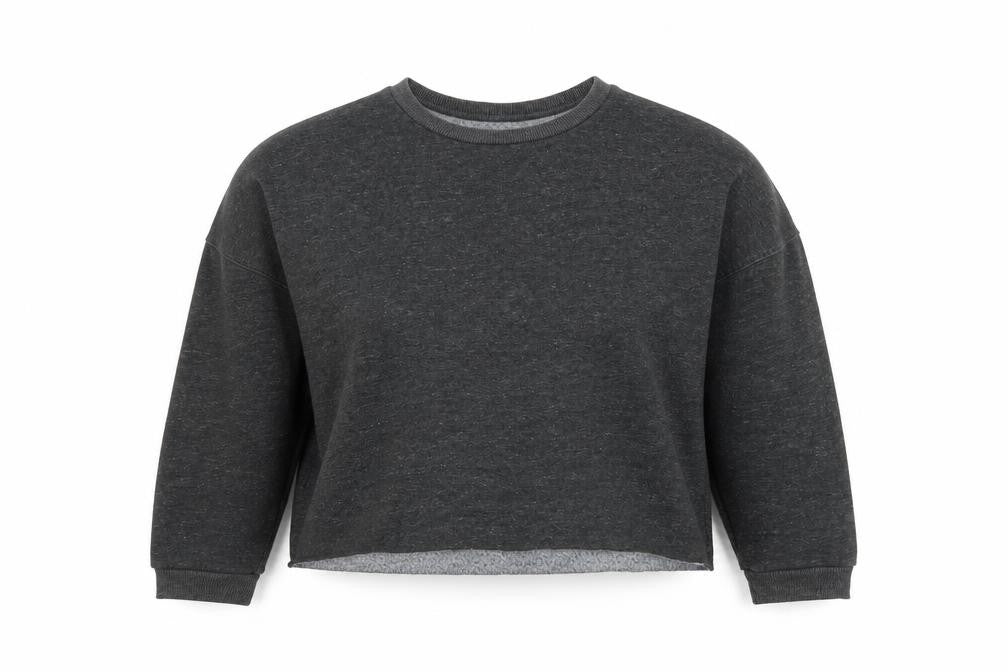 Primarks Womens Grey  Polyester Pullover Sweatshirt Size 14   - Cropped. 14/16