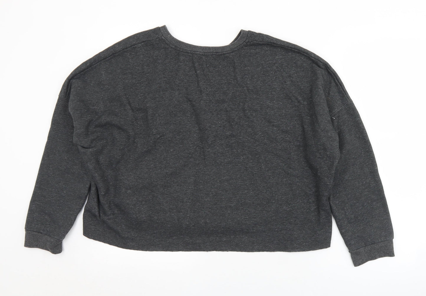 Primarks Womens Grey  Polyester Pullover Sweatshirt Size 14   - Cropped. 14/16