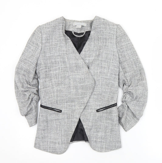 H&M Womens Grey   Jacket  Size 6