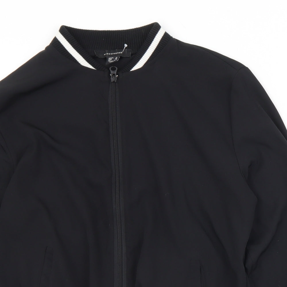 Atmosphere Womens Black   Jacket  Size 12  Zip