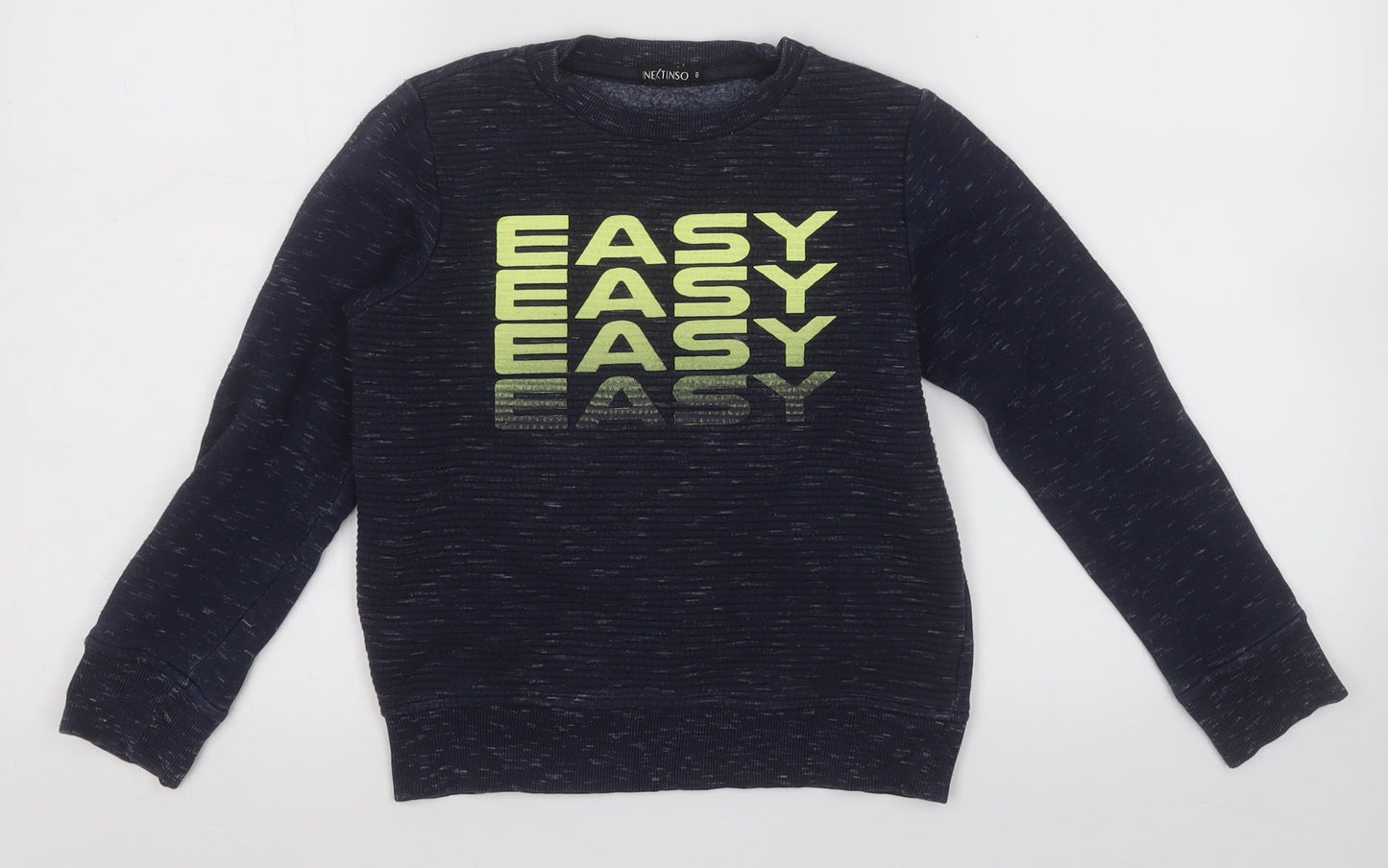 inextenso Boys Blue  Polyester Pullover Sweatshirt Size 8-9 Years