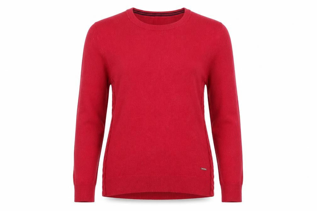 Nautica Womens Pink Round Neck  Cotton Pullover Jumper Size L